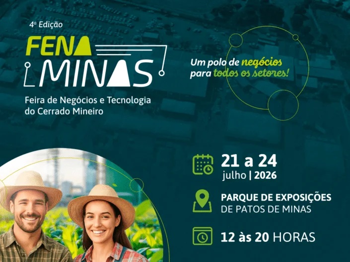 FenaMinas 2026 confirma quarta edição com foco em negócios, inovação e tecnologia em Patos de Minas