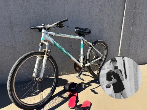Jovem morre após grave acidente entre bicicleta e carro em Patos de Minas