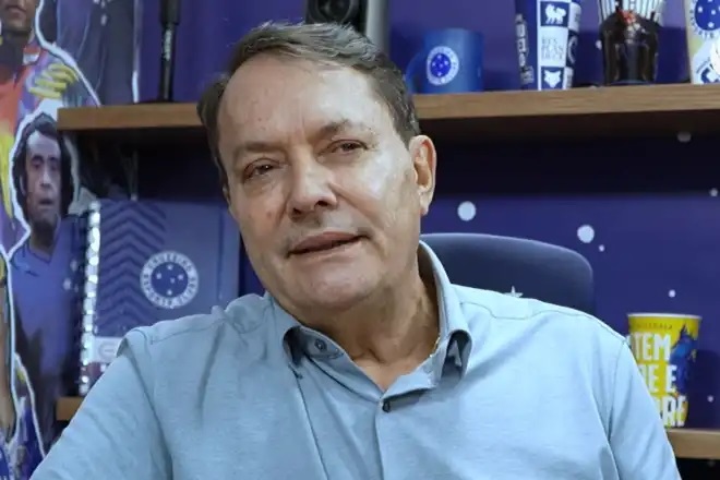 Presidente do Cruzeiro, Pedrinho é direto sobre reforços: ‘Não vamos fazer loucuras’